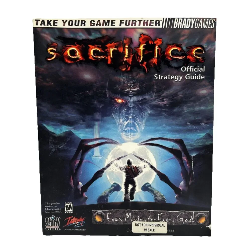 Sacrifice Official Strategy Guide by BradyGames Staff(2000, Trade Paperback)